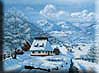 To see a lareger version click on  Village Under Snow